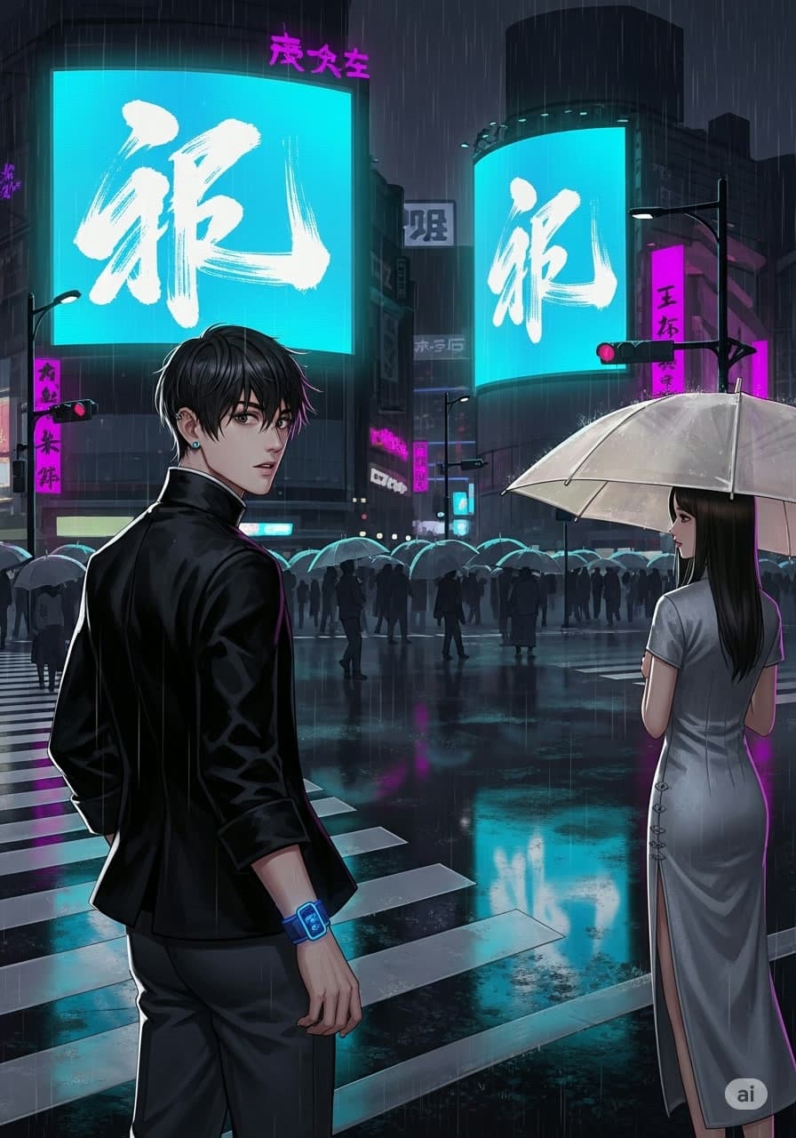 霓虹水墨:阑珊处的重逢